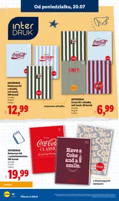 Lidl - gazetka promocyjna Kompletna wyprawka w megacenach od wtorku 14.07 do poniedziałku 31.08 - strona 42