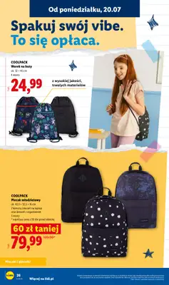 Lidl - gazetka promocyjna Kompletna wyprawka w megacenach od wtorku 14.07 do poniedziałku 31.08 - strona 26