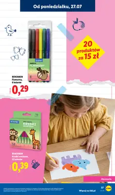 Lidl - gazetka promocyjna Kompletna wyprawka w megacenach od wtorku 14.07 do poniedziałku 31.08 - strona 57