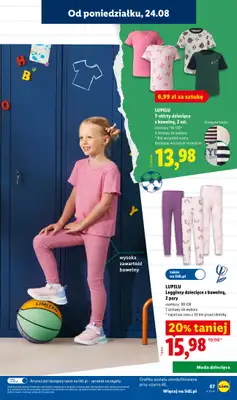 Lidl - gazetka promocyjna Kompletna wyprawka w megacenach od wtorku 14.07 do poniedziałku 31.08 - strona 67