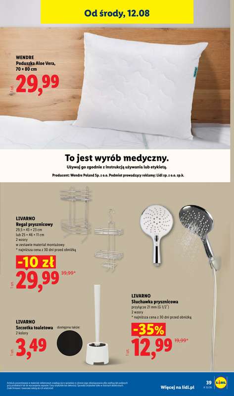 Lidl - gazetka promocyjna Katalog od poniedziałku 10.08 do piątku 14.08 - strona 49