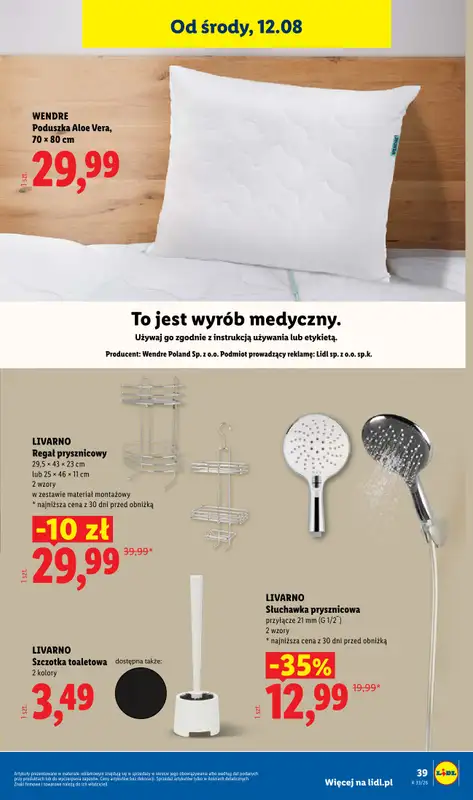 Lidl - gazetka promocyjna Katalog od poniedziałku 10.08 do piątku 14.08 - strona 49