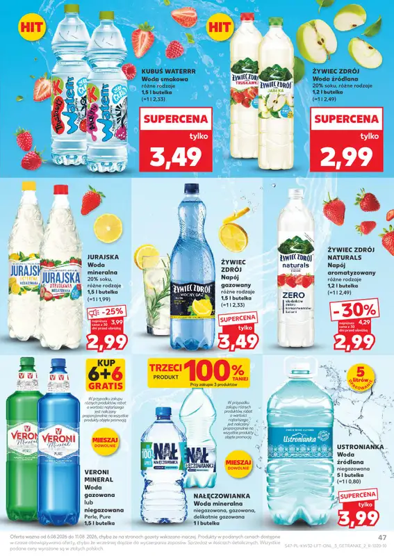 Kaufland - gazetka promocyjna Gazetka Tygodnia od czwartku 06.08 do wtorku 11.08 - strona 47