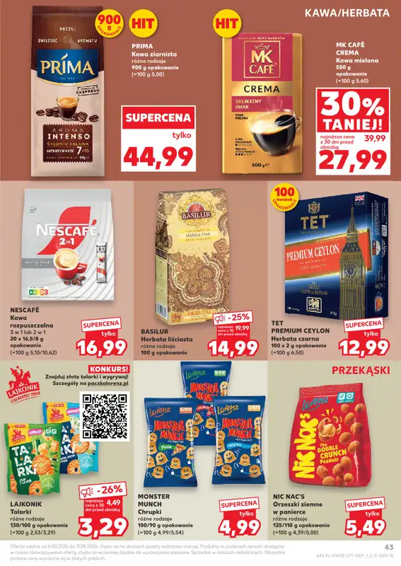 Kaufland - gazetka promocyjna Gazetka Tygodnia od czwartku 06.08 do wtorku 11.08 - strona 43