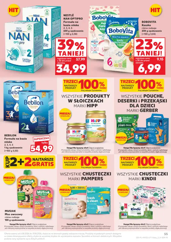 Kaufland - gazetka promocyjna Gazetka Tygodnia od czwartku 06.08 do wtorku 11.08 - strona 55