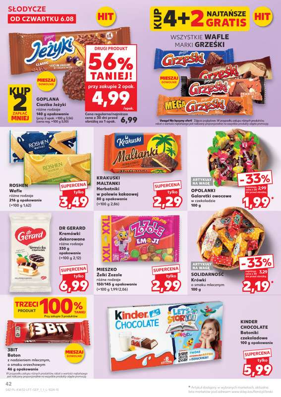 Kaufland - gazetka promocyjna Gazetka Tygodnia od czwartku 06.08 do wtorku 11.08 - strona 42