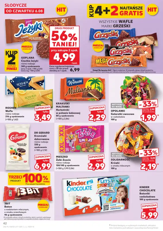 Kaufland - gazetka promocyjna Gazetka Tygodnia od czwartku 06.08 do wtorku 11.08 - strona 42