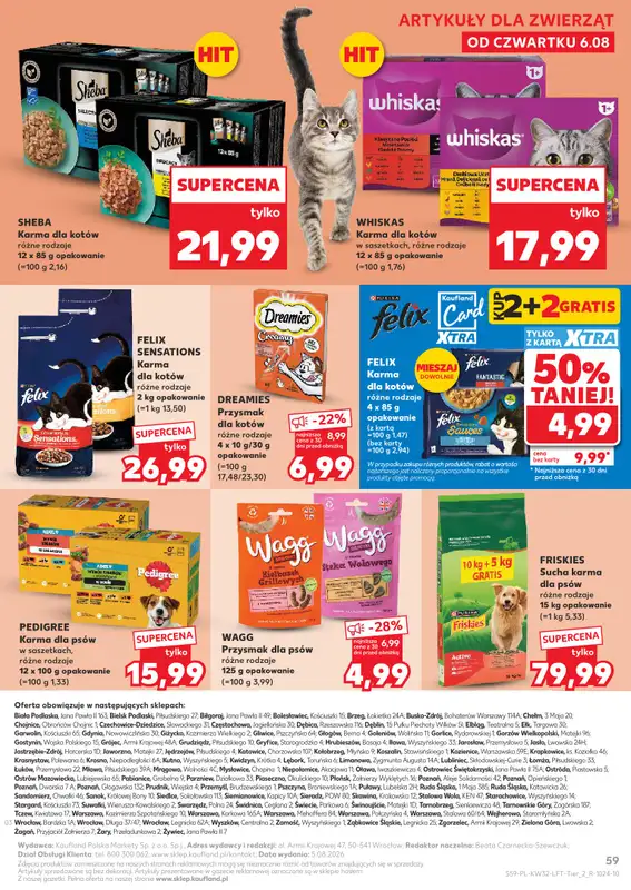 Kaufland - gazetka promocyjna Gazetka Tygodnia od czwartku 06.08 do wtorku 11.08 - strona 59