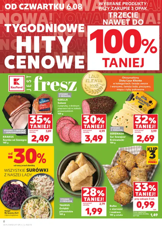 Kaufland - gazetka promocyjna Gazetka Tygodnia od czwartku 06.08 do wtorku 11.08 - strona 8