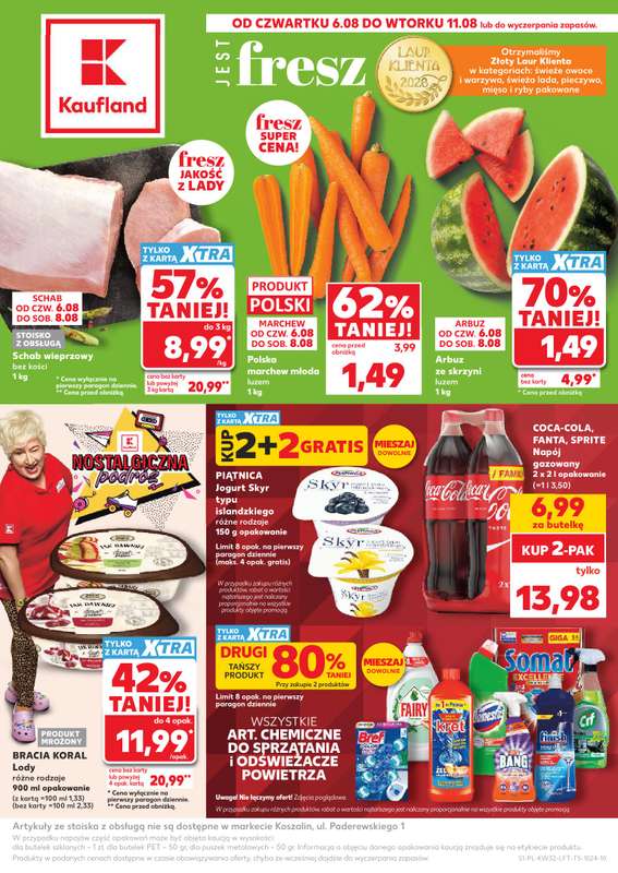 Kaufland - gazetka promocyjna Gazetka Tygodnia od czwartku 06.08 do wtorku 11.08
