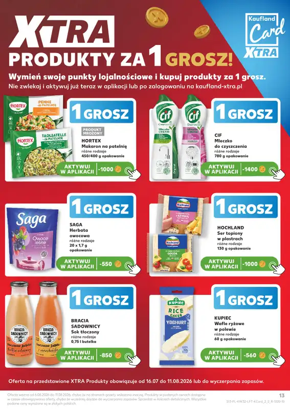 Kaufland - gazetka promocyjna Gazetka Tygodnia od czwartku 06.08 do wtorku 11.08 - strona 13