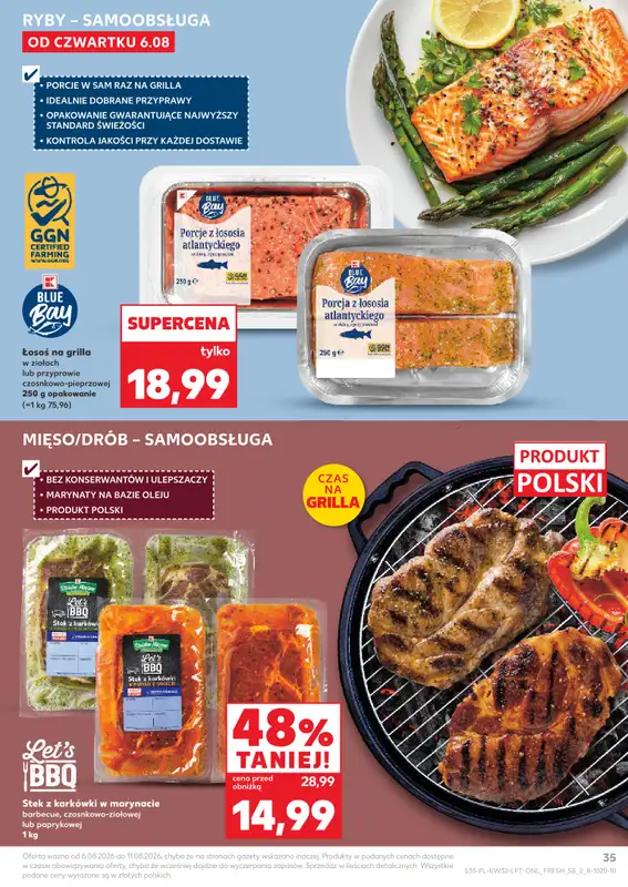 Kaufland - gazetka promocyjna Gazetka Tygodnia od czwartku 06.08 do wtorku 11.08 - strona 35