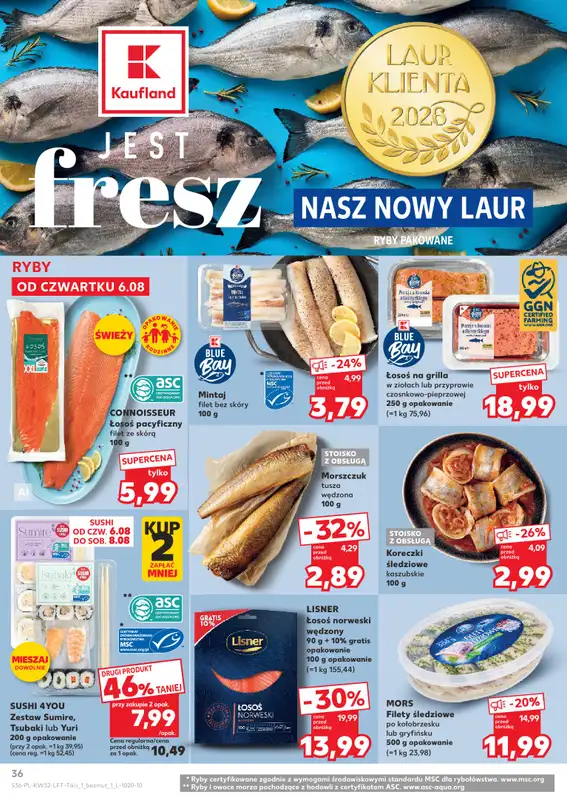Kaufland - gazetka promocyjna Gazetka Tygodnia od czwartku 06.08 do wtorku 11.08 - strona 36