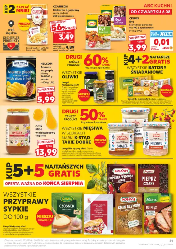 Kaufland - gazetka promocyjna Gazetka Tygodnia od czwartku 06.08 do wtorku 11.08 - strona 41