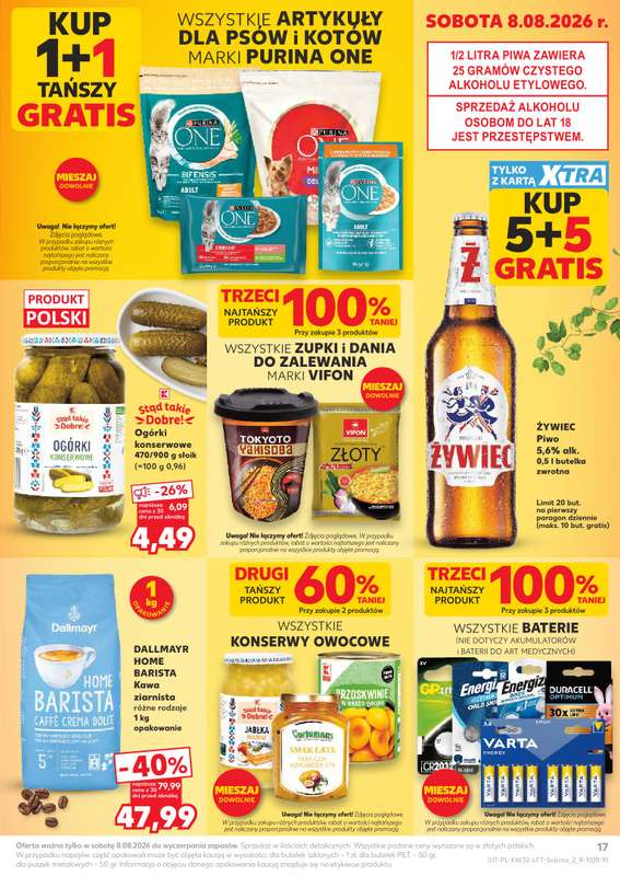 Kaufland - gazetka promocyjna Gazetka Tygodnia od czwartku 06.08 do wtorku 11.08 - strona 17