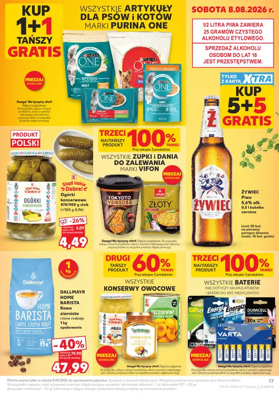 Kaufland - gazetka promocyjna Gazetka Tygodnia od czwartku 06.08 do wtorku 11.08 - strona 17