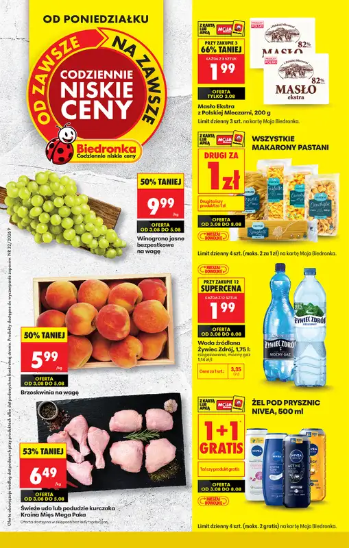 Biedronka - gazetka promocyjna Od poniedziałku  