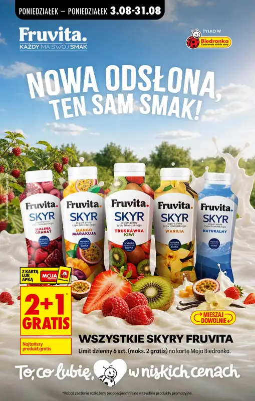 Biedronka - gazetka promocyjna Od poniedziałku od poniedziałku 03.08 do soboty 08.08 - strona 44