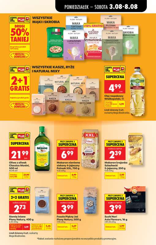 Biedronka - gazetka promocyjna Od poniedziałku, Z ladą tradycyjną od poniedziałku 03.08 do soboty 08.08 - strona 51