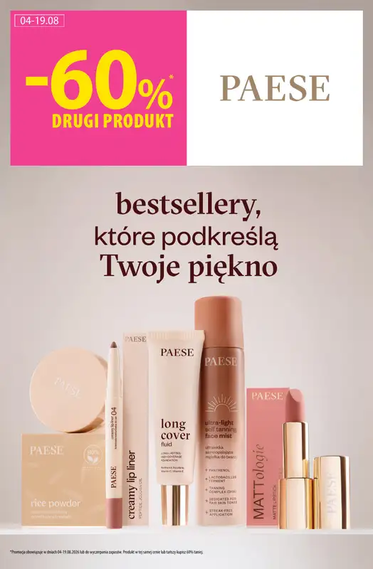 Hebe - gazetka promocyjna Gazetka od wtorku 04.08 do środy 19.08 - strona 16