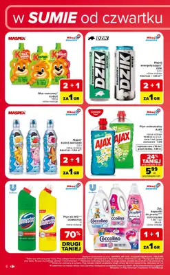 Carrefour - gazetka promocyjna W sumie od czwartku weekend okazji od czwartku 06.08 do soboty 08.08 - strona 6