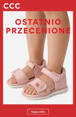 CCC - gazetka promocyjna Ostatnio przecenione obuwie dla dziewczynki od wtorku 04.08 