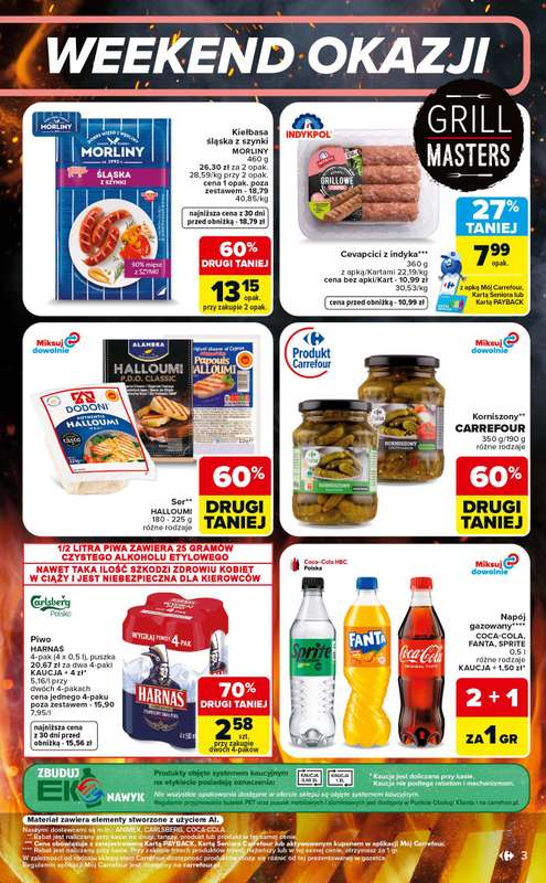 Carrefour Market - gazetka promocyjna W sumie od czwartku weekend okazji od czwartku 06.08 do soboty 08.08 - strona 3