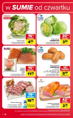 Carrefour Market - gazetka promocyjna W sumie od czwartku weekend okazji od czwartku 06.08 do soboty 08.08 - strona 2