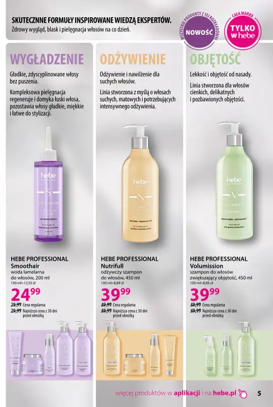 Hebe - gazetka promocyjna Katalog od wtorku 04.08 do poniedziałku 31.08 - strona 5
