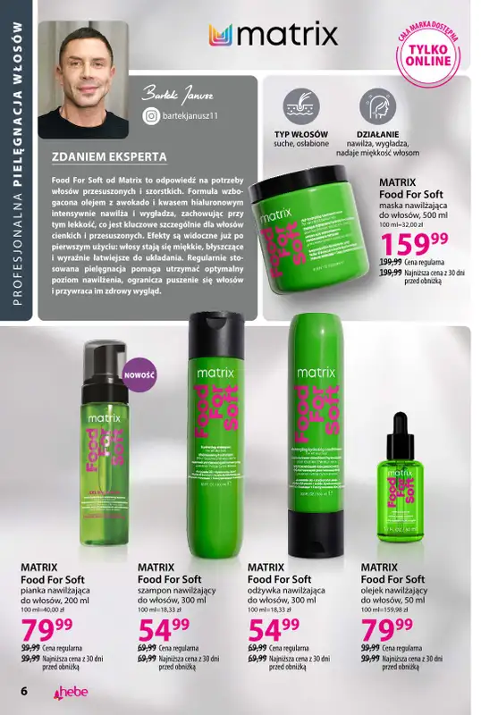Hebe - gazetka promocyjna Katalog od wtorku 04.08 do poniedziałku 31.08 - strona 6