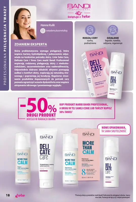 Hebe - gazetka promocyjna Katalog od wtorku 04.08 do poniedziałku 31.08 - strona 18