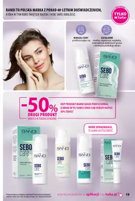 Hebe - gazetka promocyjna Katalog od wtorku 04.08 do poniedziałku 31.08 - strona 19