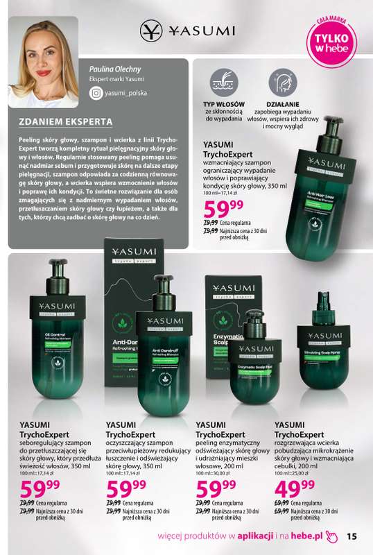Hebe - gazetka promocyjna Katalog od wtorku 04.08 do poniedziałku 31.08 - strona 15