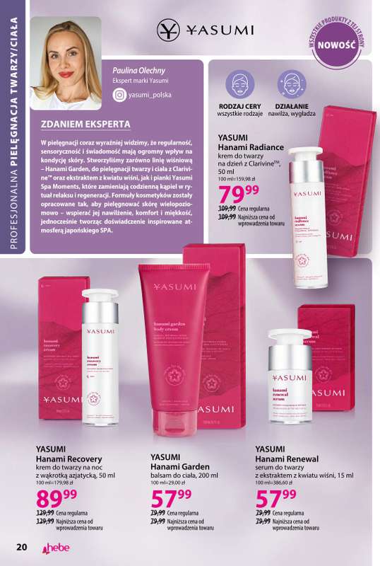 Hebe - gazetka promocyjna Katalog od wtorku 04.08 do poniedziałku 31.08 - strona 20