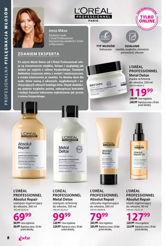 Hebe - gazetka promocyjna Katalog od wtorku 04.08 do poniedziałku 31.08 - strona 8