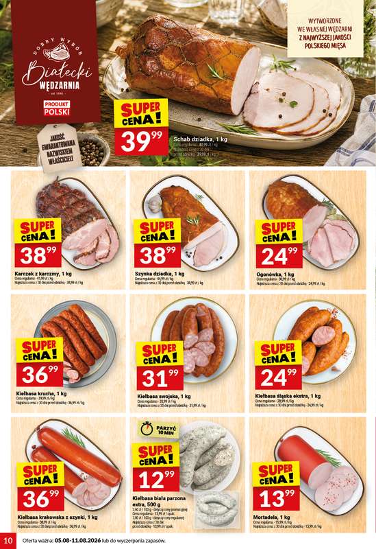 Twój Market - gazetka promocyjna Gazetka od środy 05.08 do wtorku 11.08 - strona 10