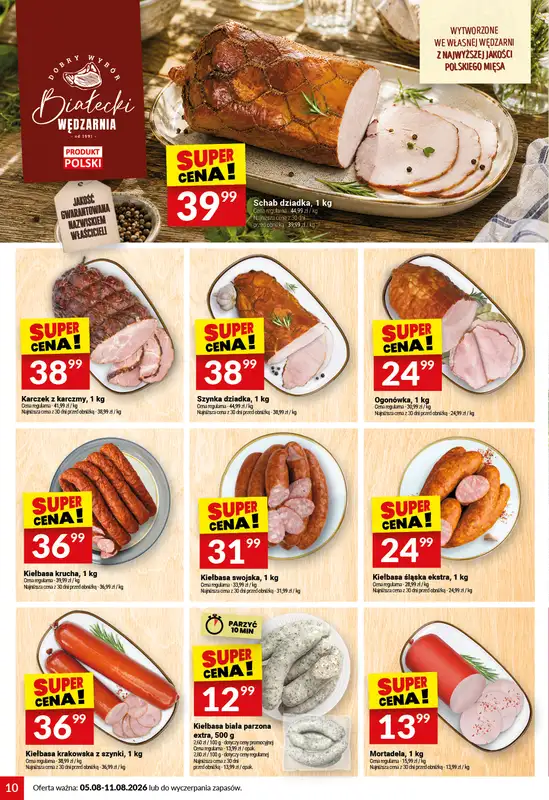 Twój Market - gazetka promocyjna Gazetka od środy 05.08 do wtorku 11.08 - strona 10
