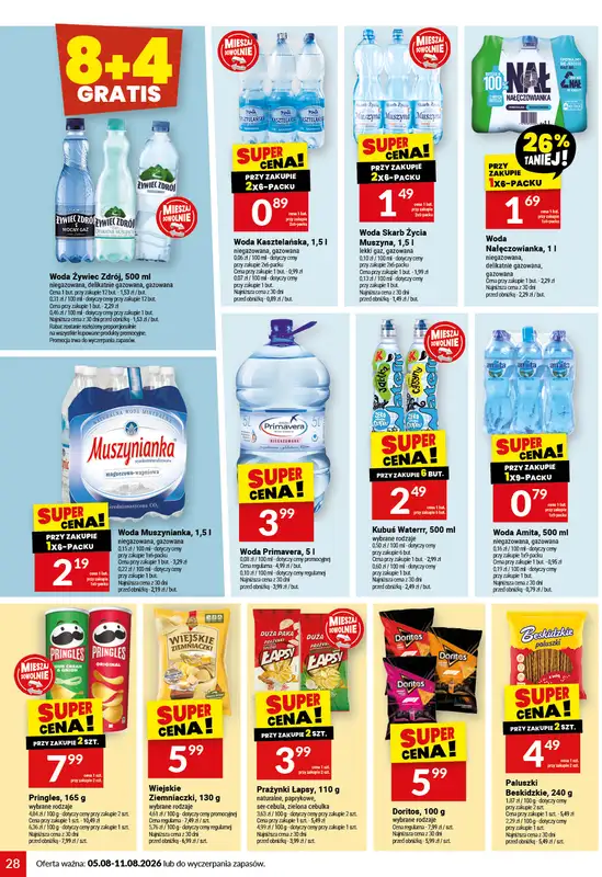 Twój Market - gazetka promocyjna Gazetka od środy 05.08 do wtorku 11.08 - strona 28