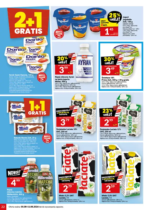 Twój Market - gazetka promocyjna Gazetka od środy 05.08 do wtorku 11.08 - strona 22