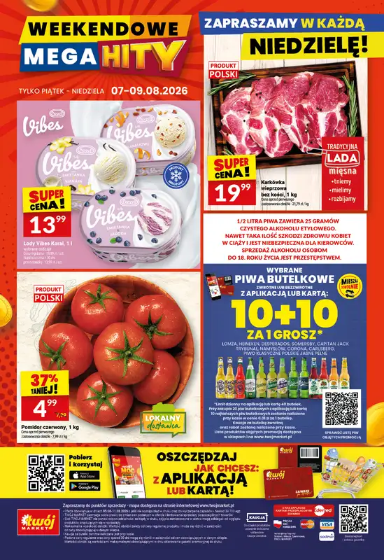 Twój Market - gazetka promocyjna Gazetka od środy 05.08 do wtorku 11.08 - strona 40