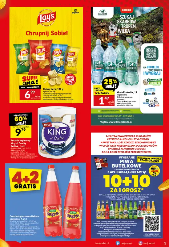 Twój Market - gazetka promocyjna Gazetka od środy 05.08 do wtorku 11.08 - strona 3