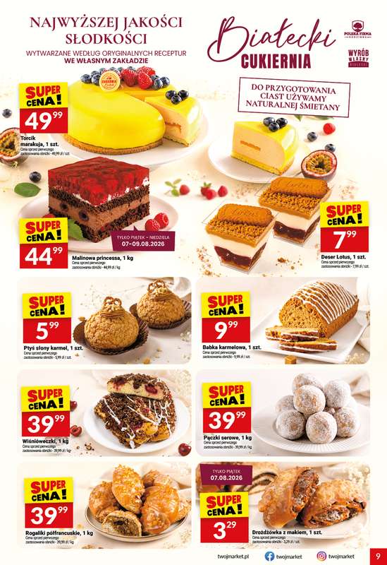 Twój Market - gazetka promocyjna Gazetka od środy 05.08 do wtorku 11.08 - strona 9