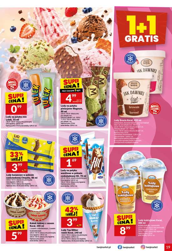 Twój Market - gazetka promocyjna Gazetka od środy 05.08 do wtorku 11.08 - strona 19