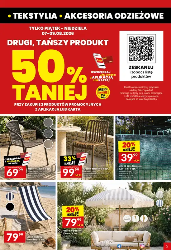 Twój Market - gazetka promocyjna Gazetka od środy 05.08 do wtorku 11.08 - strona 5