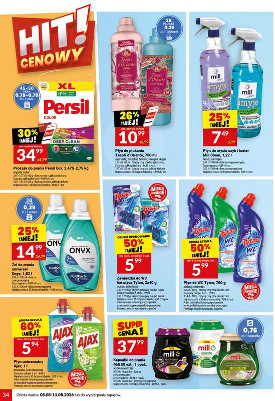 Twój Market - gazetka promocyjna Gazetka od środy 05.08 do wtorku 11.08 - strona 34