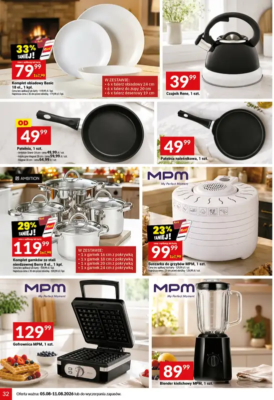 Twój Market - gazetka promocyjna Gazetka od środy 05.08 do wtorku 11.08 - strona 32