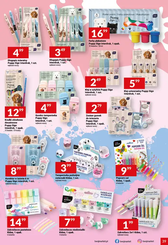 Twój Market - gazetka promocyjna Gazetka od środy 05.08 do wtorku 11.08 - strona 39