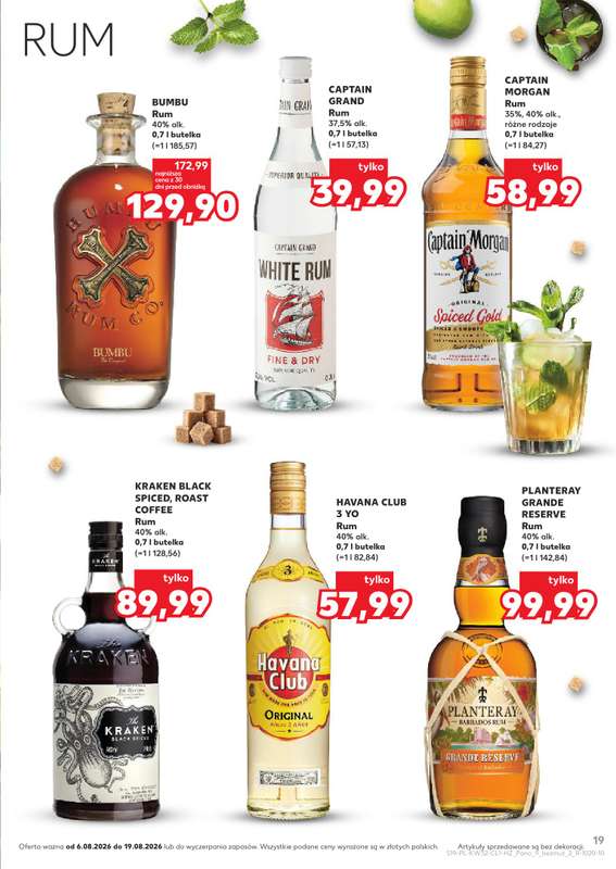 Kaufland - gazetka promocyjna Barek Kauflandu od czwartku 06.08 do środy 19.08 - strona 19