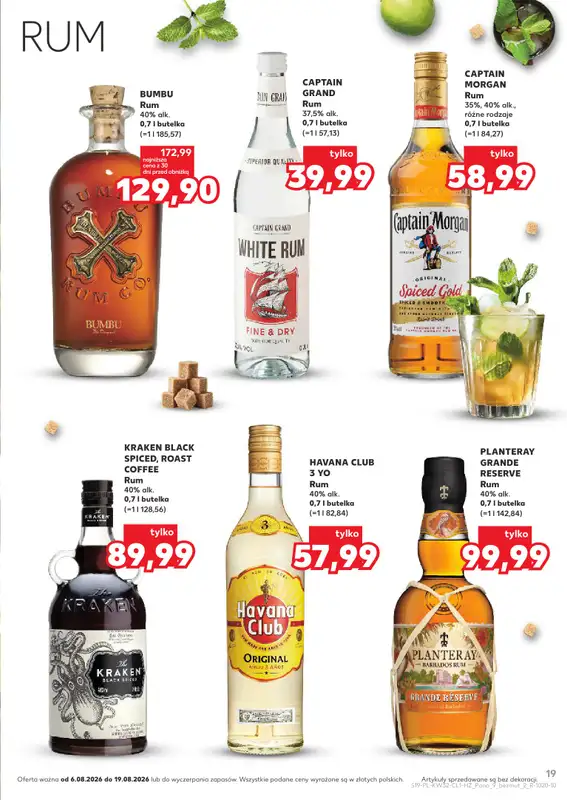 Kaufland - gazetka promocyjna Barek Kauflandu od czwartku 06.08 do środy 19.08 - strona 19