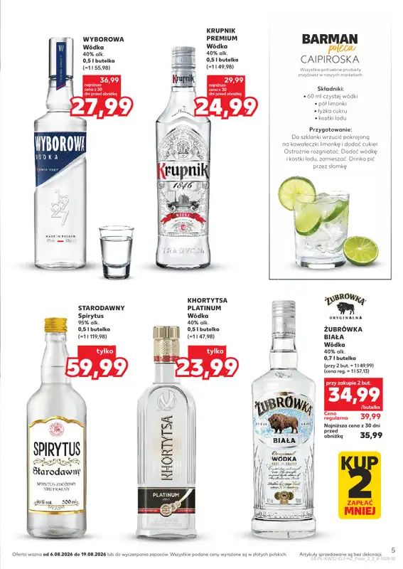 Kaufland - gazetka promocyjna Barek Kauflandu od czwartku 06.08 do środy 19.08 - strona 5
